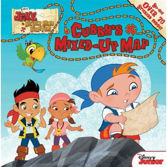 Pre-Owned Jake and the Never Land Pirates Cubby's Mixed-Up Map (Paperback) 1423194233 9781423194231