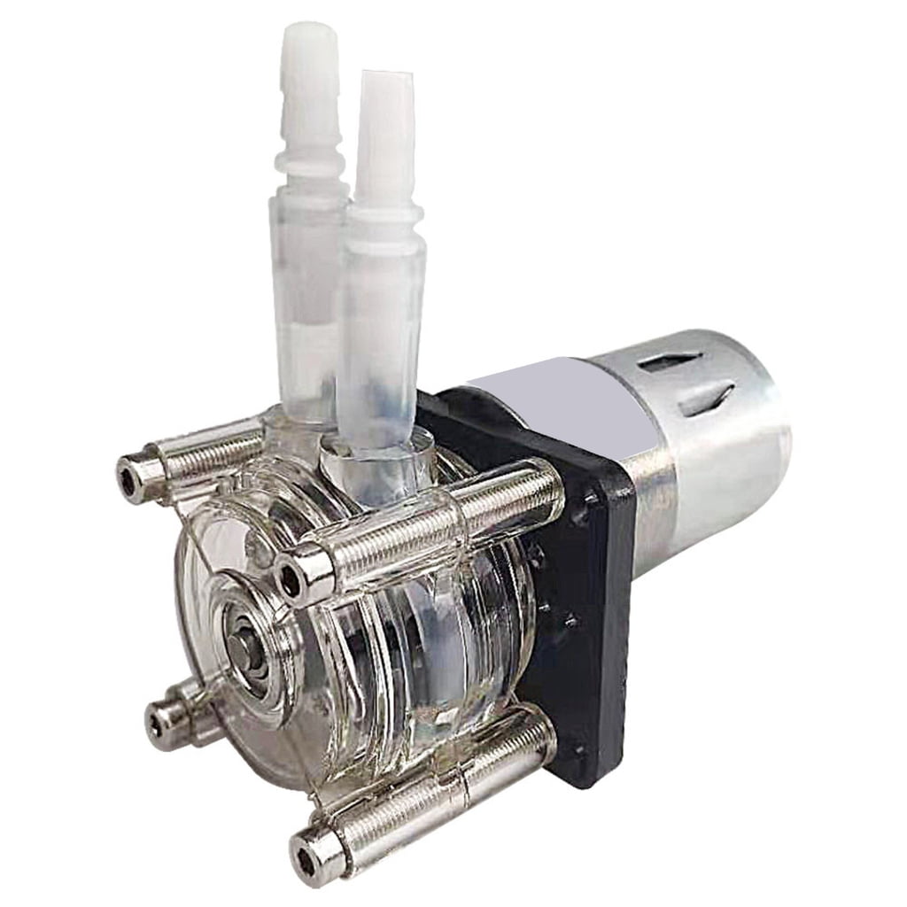 BQBQERT 500ml/min Dosing Pumps 12V Large Flows Peristaltic Pumps Aquarium Drip Metering Pumps for Vacuum Aquarium Lab Enduring