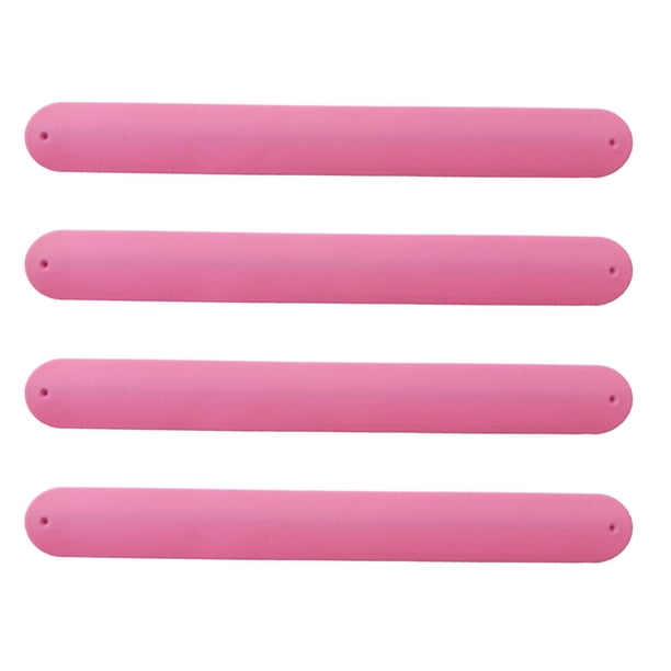 4pcs Silicone Slap Pulseras de colores Pulseras de bofetadas DIY SLAP Pulseras Favoritos Favoritos