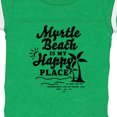 thumbnail image 4 of Inktastic Myrtle Beach is My Happy Place with Palm Trees Boys or Girls Baby Bodysuit, 4 of 5