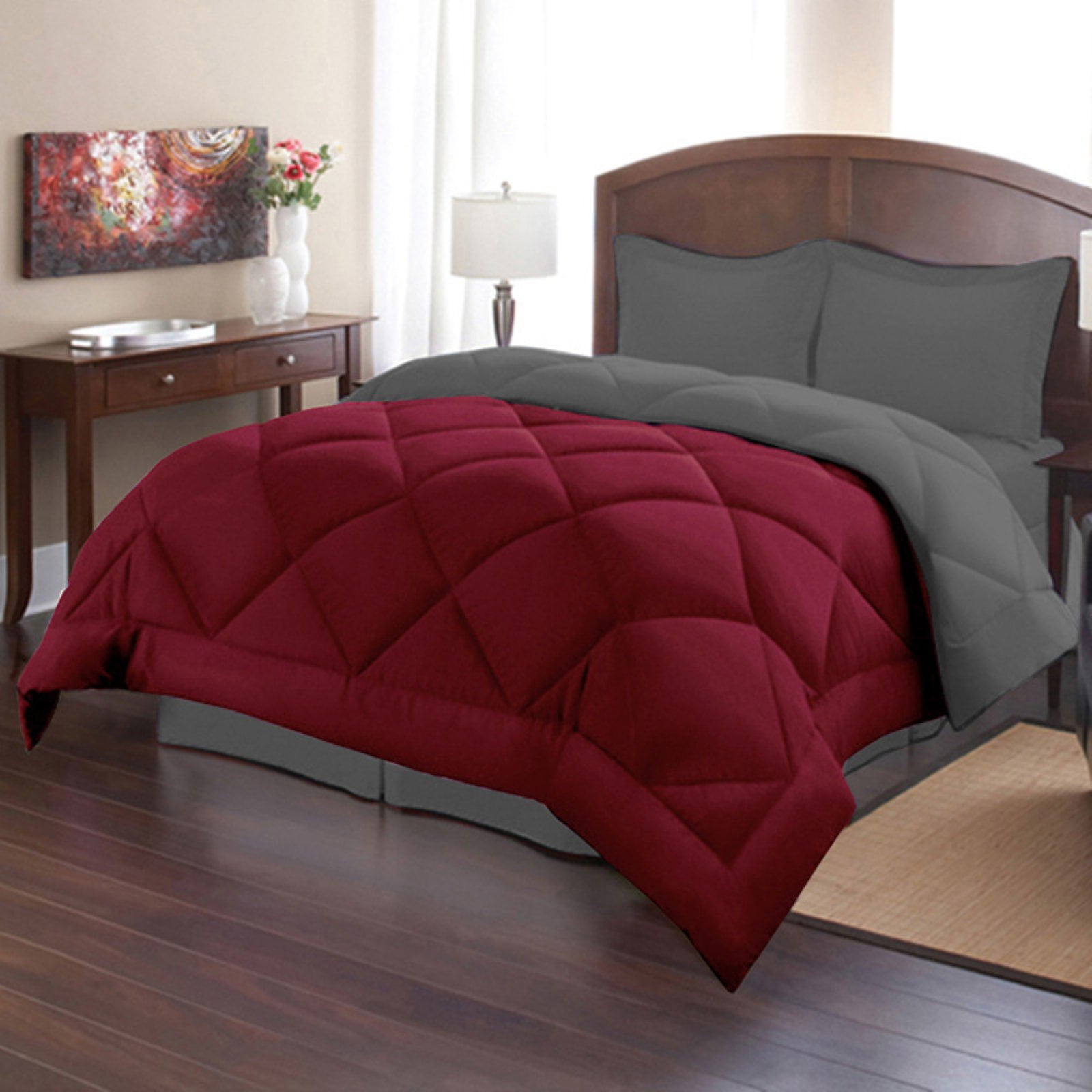 Down Alternative Reversible Comforter Set by Sweet Home Collection - Walmart.com - Walmart.com dallas cowboys vineyard vines