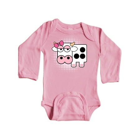 

Inktastic Cow Lover Gifts Gift Baby Girl Long Sleeve Bodysuit