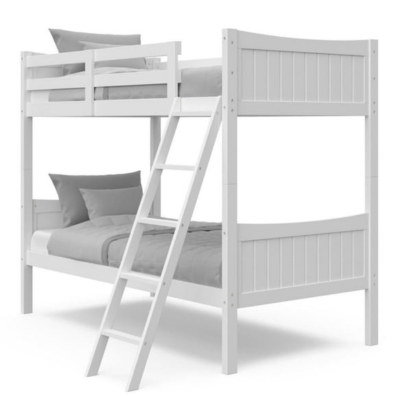 Aspen Twin Bunk Bed, White