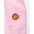 thumbnail image 5 of Miaeowve Toddler Kids Wild One Birthday Outfit One Piece Zookeeper Jumpsuit Button Down Coveralls Pink 5T, 5 of 7