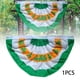 thumbnail image 4 of Bandera verde para el Día de San Patricio, decoración para exteriores, bandera plisada de trébol 90cmx180cm, 4 of 8