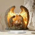 thumbnail image 3 of SIUBICH Angel Wings Cross, Boho Style, Art Deco,  2D Acrylic Decoration,1 Count, 3 of 6