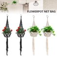 thumbnail image 1 of 35.4 Inch Plant Flower Hanger 2PCS Flower Pot Holder Macrame Plant Hanger Hemp Jute Rope Plant Macrame Pot Holder Hanging Basket With Bead Flower Pot Holder Macrame Plant Hanger, 1 of 10