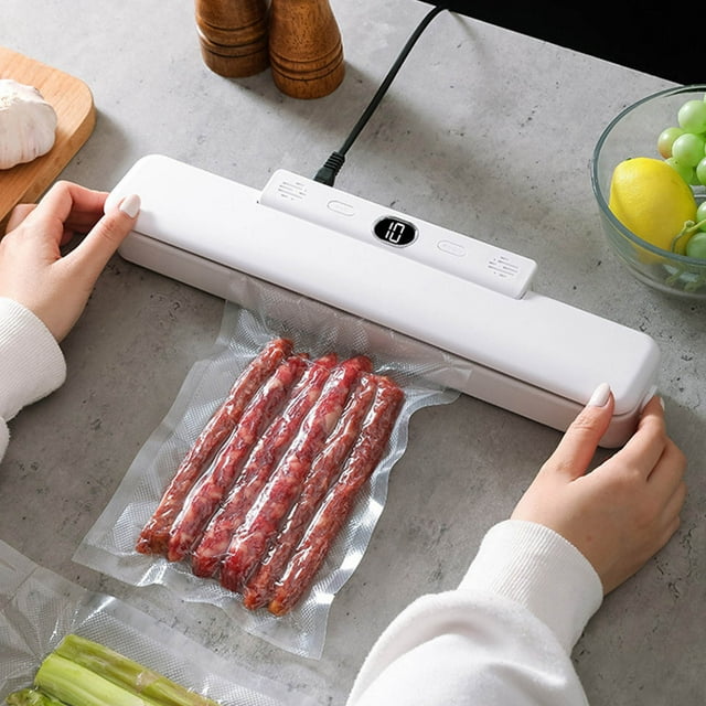 Dvkptbk Vacuum Sealer Food Protector Vacuum Sealer Machine Automatic Food Vacuum Sealer for Food Preservation Sealing Packing System for Fresh Food and Food Storage Kitchen & Dining