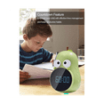 thumbnail image 6 of Alarm Clock for Kids Cute Pear Design, Snooze, Triple Alarms, 5 Ringtones- Digital Wake Up Clock Rechargeable Pink, 6 of 7