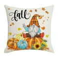 thumbnail image 5 of Darzheoy Fall Pillow Covers Pumpkin Throw Pillow Covers Cushion Cover Home Pillow Cases Set of 4 for Autumn Harvest Halloween Thanksgiving Day 18 X 18 inch, 5 of 9