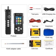 NOYAFA NF-8506 TDR Cable Tester with PoE BT/AT/AF, IP Scanner, Ping Test, Wire Fault Distance Locator