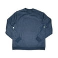 thumbnail image 2 of Coleman Men's Long Sleeve Sherpa Lined Secure Chest Pocket Crew Sweatshirt (Indigo Heather, L), 2 of 2