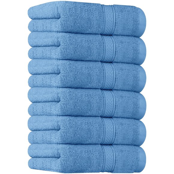 Toallas de mano Utopia Towels Premium, 100% algodón, 600 g/m², paquete de 6