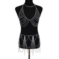 thumbnail image 2 of Maillot de Bain Robe Jupe pour Fille avec Soutien-Gorge à Franges à Chaîne, 2 of 10