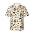 thumbnail image 2 of Goofa Dog Faces Hawaiian Shirt for Men, Unisex Summer Beach Casual Short Sleeve Button Down Shirts,Aloha Tropical Floral print shirt-Medium, 2 of 9