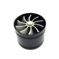 thumbnail image 2 of 1x Automotive Intake Turbo for Charger Single Fan Engine Gas Fuel saving Turbo for Charger Kit-, 2 of 3