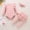 Pink, variant on Newborn Infant Baby 3pc Clothes Ruffle Ribbed Long Sleeve Romper Bodysuit Skirts Pants Headbands Set Baby Outfits for Girl Green 3-6 Months
