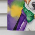 thumbnail image 5 of Jack Russell Terrier King of Mardi Gras House Flag 28 in x 40 in, 5 of 7
