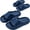 Deep Blue, variant on 2 Pairs Cloud Slides for Men Slides Soft EVA Foam Anti-Slip Shower Shoes Lightweight Recovery Sandals Indoor Outdoor Pool House Slippers