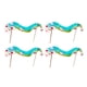 thumbnail image 1 of 4 kits de materiales para manualidades con serpientes de Año Nuevo chino, guirnaldas colgantes, papel de serpiente Cian floral, 1 of 9
