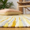 thumbnail image 4 of SAFAVIEH Rag Elena Striped Cotton Area Rug, Gold/Multi, 6' x 9', 4 of 8