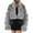 Gray, variant on jsaierl Womens Luxury Winter Warm Fluffy Faux Fur Short Coat Jacket Parka Outwear