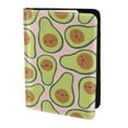 thumbnail image 2 of Pofeuu Cute Avocado Print Travel Document Organizer Passport Holder Men Women for Family (6.5 in x 4.5 in),Wallet Holder Credit Card Clutch Bag Case, 2 of 5