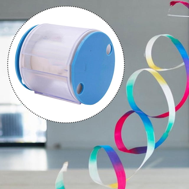 DYNWAVECA Rhythmic Gymnastics Ribbon Winder Equipment Sturdy Training Exercise Gift Compact Artistic Portable Organizer Ribbons Roller Blue