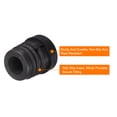 thumbnail image 4 of Unique Bargains 10Pcs Round Black Tube Inserts with M8 Thread, for 19mm/0.75' OD Round Tube, 4 of 6