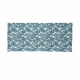 thumbnail image 2 of Paisley Neck Gaiter, Antique Paisley Ethnic, Unisex, Pale Blue Teal and Aqua, by Ambesonne, 2 of 3