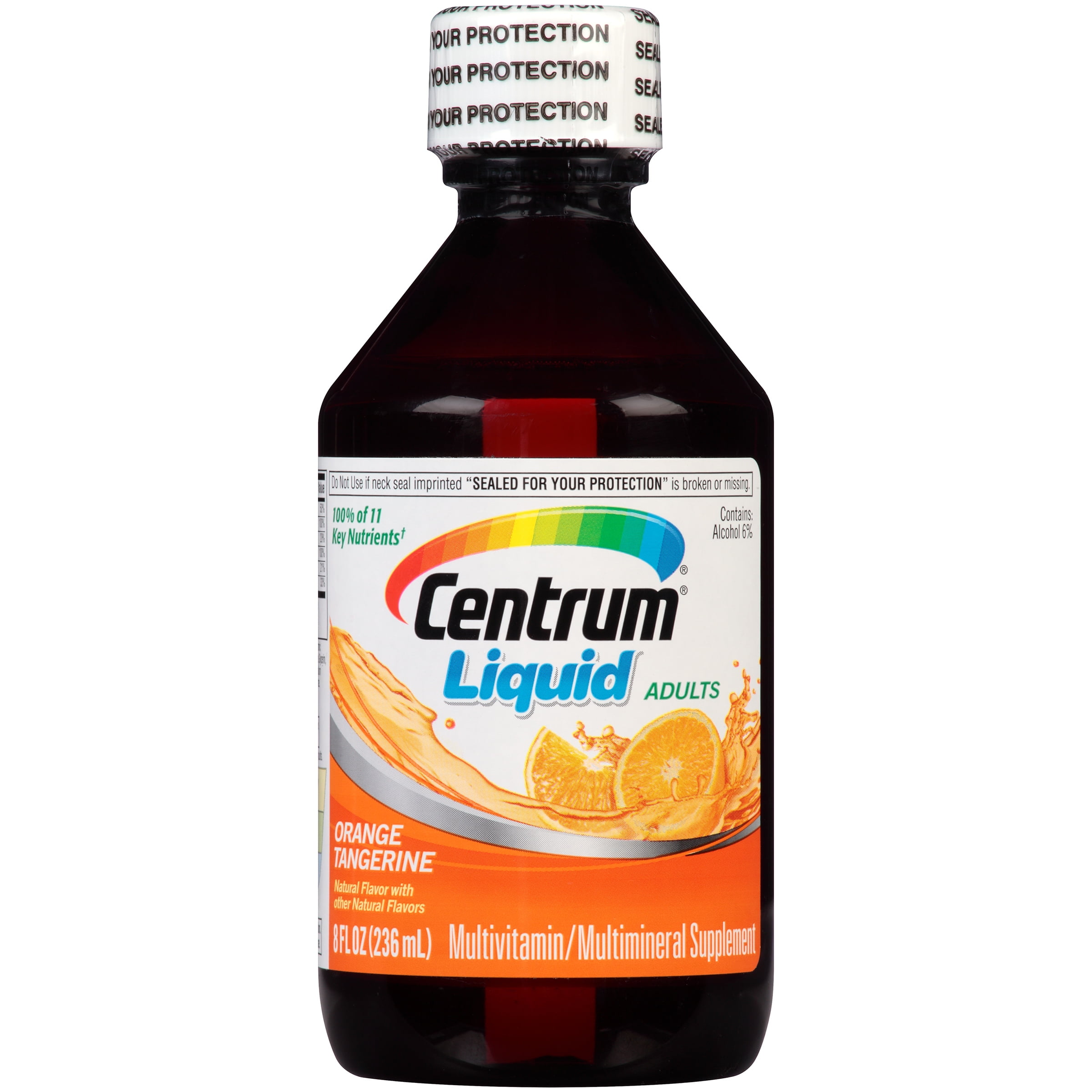 Centrum Liquid Multivitamin for Adults, Multivitamin/Multimineral ...