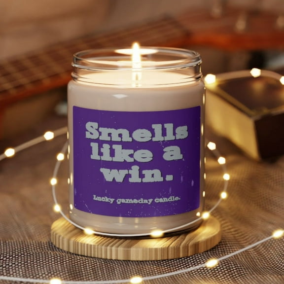 Smells Like an TCU Win Scented Candle, Horned Frogs Football, TCU Football