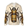 thumbnail image 1 of KLL Veste à Capuche Extérieure Protection Solaire UPF 50+ pour Hommes et Femmes Manches Longues Pêche Randonnée Performance - Grande Taille, 1 of 7