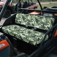 thumbnail image 3 of Uorisanigo UTV Seat Cover, All Season Weather Proof Green Camouflage Print Seat Cover Fit for Kawasaki Mule 4010 4x4 Diesel 2009-2013, Easy to Install & Clean Mule Padded Protector Cushion, 3 of 7
