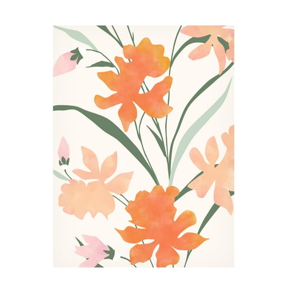 Trademark Fine Art Elena Ristova abstractyellow30 Canvas Wall Art