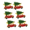 thumbnail image 3 of Naiovety Servilletas de cena de Navidad Árbol decorativo Diseño de coche Hebilla Ajuste de multiusos Toallas de papel Suministros para fiestas Mostrada Naiovety HA060563-01, 3 of 6