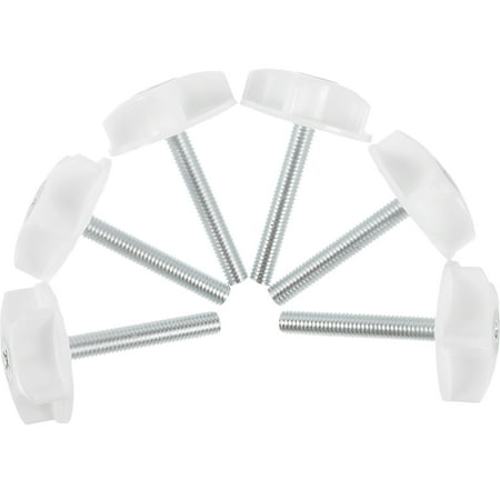 

Headboard Fixings and Washers Fittings for Bed Bolts Screws Divan Beds Fastener Abs Galvanized Steel 6 Pcs