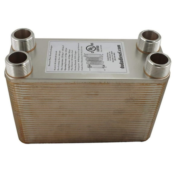 Duda Energy HX1660: M100 B3-16A 60 Plate Heat Exchanger, 1" Male NPT