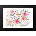 thumbnail image 2 of Nai, Danhui 18x13 Black Modern Framed Museum Art Print Titled - Lush Roses II Horizontal, 2 of 5