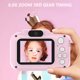 thumbnail image 4 of Cámara de juguete para niños Mini SLR, cámara de alta definición de 4.8MP, adecuada para niños de 3 a 6 años, cámara Mini DSLR para niños rosa, 4 of 5