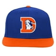 thumbnail image 2 of Youth Mitchell & Ness Royal Denver Broncos Team Two-Tone Snapback Hat, 2 of 3