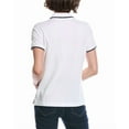 thumbnail image 2 of Brooks Brothers womens  Scallop Pique Polo Shirt, m, White, 2 of 3