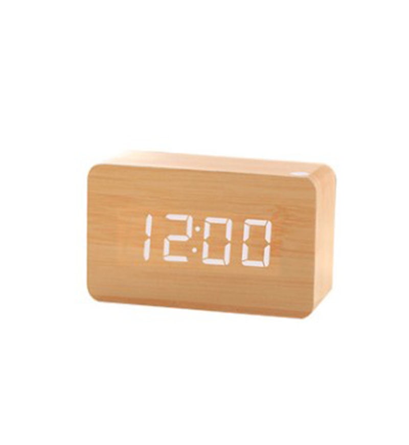 LED digital alarm clock small grandfather clock with date temperature