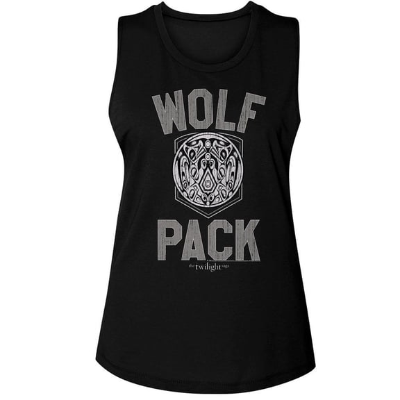 Twilight Wolf Pack Black Women's Muscle Tank Top T-Shirt