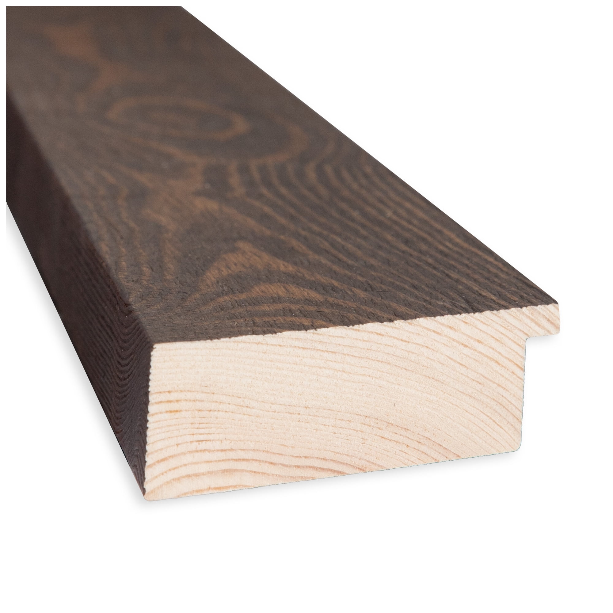 Amanti Art Natural Cork Board Wood Framed Bridge Brown Bulletin Board 34 in. x 26 in.