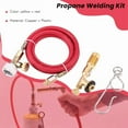 thumbnail image 3 of for Mapp Gas Turbo Torch Plumbing Turbo Torch with Hose for Solder Propane Welding Kit, 3 of 7