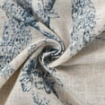 thumbnail image 2 of Everyday Celebration Peacock Print Room Darkening Pleated Panel W/Back tabs, 25x96"(2pcs) Blue, 2 of 8