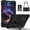 Black, variant on Dteck For Lenovo Tab One 8.7" K9 TB305FU 2025 Tablet Case with Kickstand & Shoulder Strap, Heavy Duty Shockproof Full-Body Protective Cover for Kids and Adults, Rugged Stand Case, Black+Orange