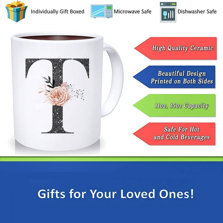 Personalized Monogram Coffee Mug, Tea Cup