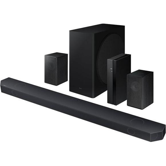 Samsung HW-Q910D/ZC Soundbar with 9.1.2 Channel Subwoofer | Wireless Dolby Atmos | Q-Symphony | Active Voice Amplifier | Game Mode Pro | Built-in Voice Assistant | 2024 Model | Open Box